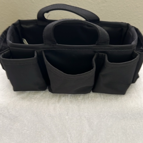 Make-up / Hand bag Black Nylon 3 piece inserts - Picture 4 of 8